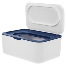 NOLITOY Wipes Dispenser Refillable Wipe Holder Lid Portable Tissue Storage Box for Home Office and Car Design for Wet Dry Tissues for Travel
