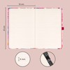 NOTIQUE Lined Notebook with Elastic Band, 13 x 21 cm,