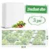 Liengoron 2PCS 10 Ft x 50 Ft Plant Covers Freeze