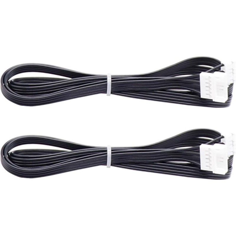 Xinjincang Black 3D Printer Stepper Motor Extension Cable, Female-to-Male Connector,