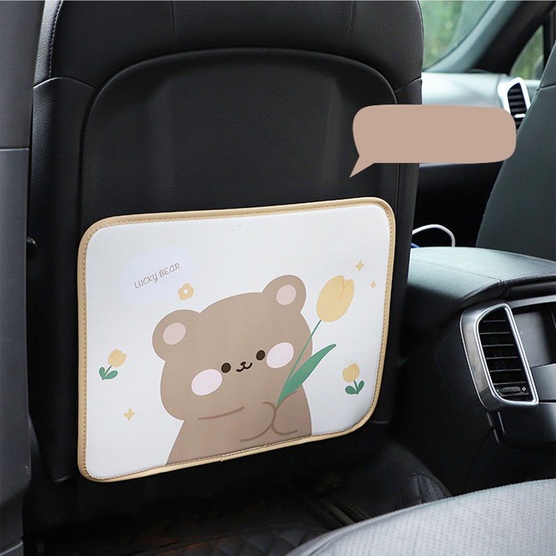 Car Back Seat Kick Pad Dust Resistant Protective Seat Back