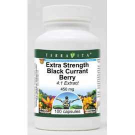 Extra Strength Black Currant Berry 4:1 Extract - 450 mg (100 Capsules, ZIN: 514114)