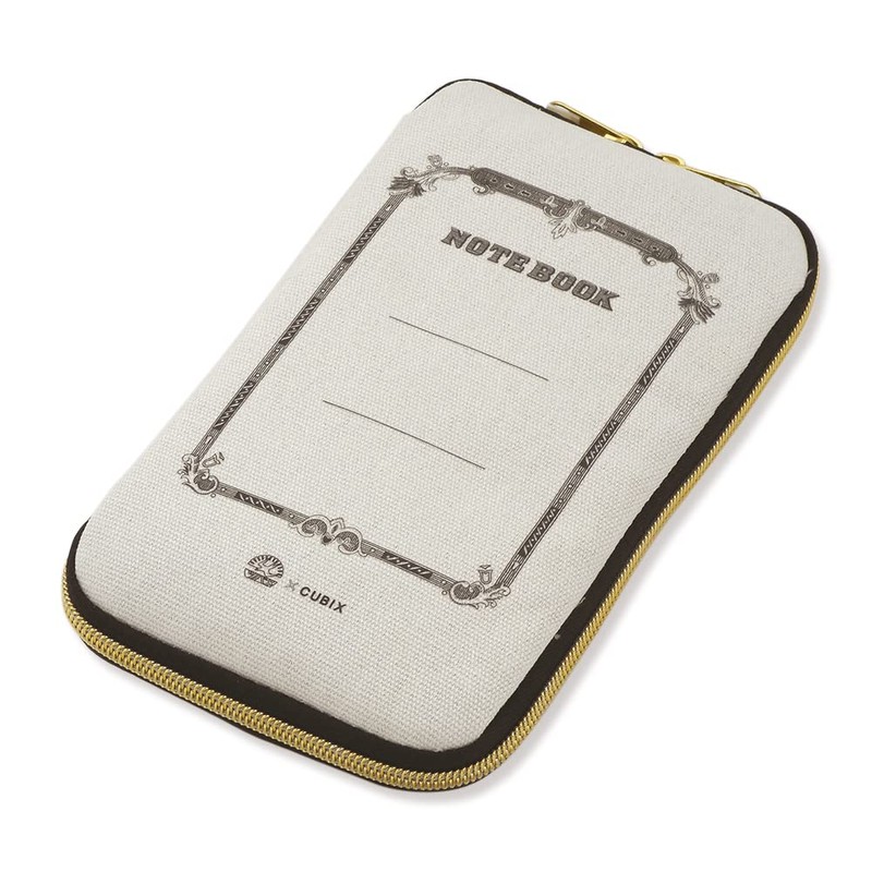 M Plan 010141-14 Swallow x CUBIX Pen Case, Gray