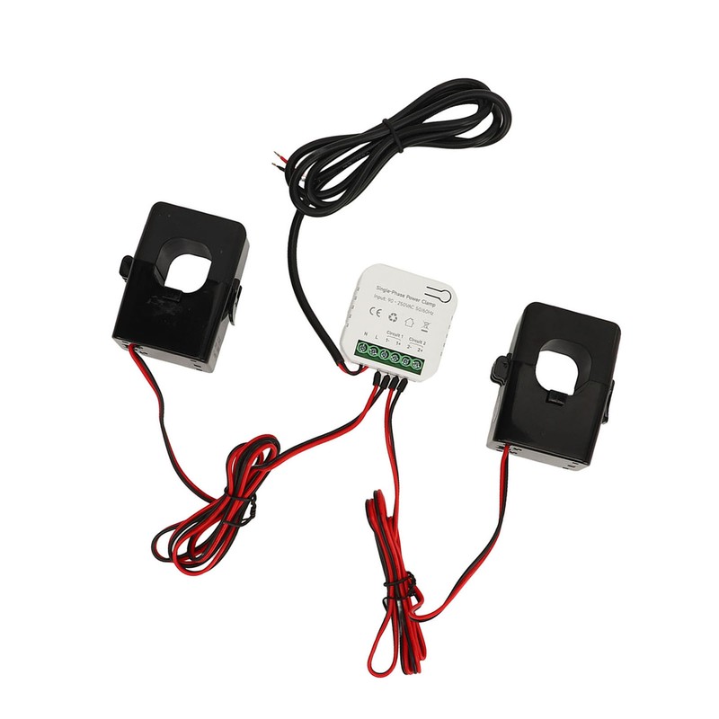 Smart Energy Meter APP Monitoring Electricity Monitor with 2x300A Current