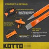 KOTTO 2 Pack Heavy Duty 12-Inch Chisels Set With Hand