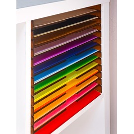 12 Shelf Insert for Scrapbook Paper or Vinyl Records, Compatible with IKEA KALLAX Shelf Unit