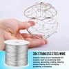 Cridoz 24 Gauge Stainless Steel Wire for Jewelry Making, Bailing