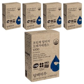 Dambaekharu Genuine Supercritical Altige Omega Essence 1000, 30 tablets, 5 units / 담백하루 정품 초임계 알티지 오메가에센스 1000, 30정, 5개