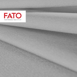 Fato - Trockene Papierservietten, Airlaid, Textileffekt, 50er Pack Servietten, Format 40x40 gefaltet in 4, Dekor Shade Silver