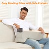 Reading Pillow Couch Lap Desk for Gaming, Memory Foam Arm