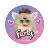 Furby Majikaru Department Store Tin Badge 1