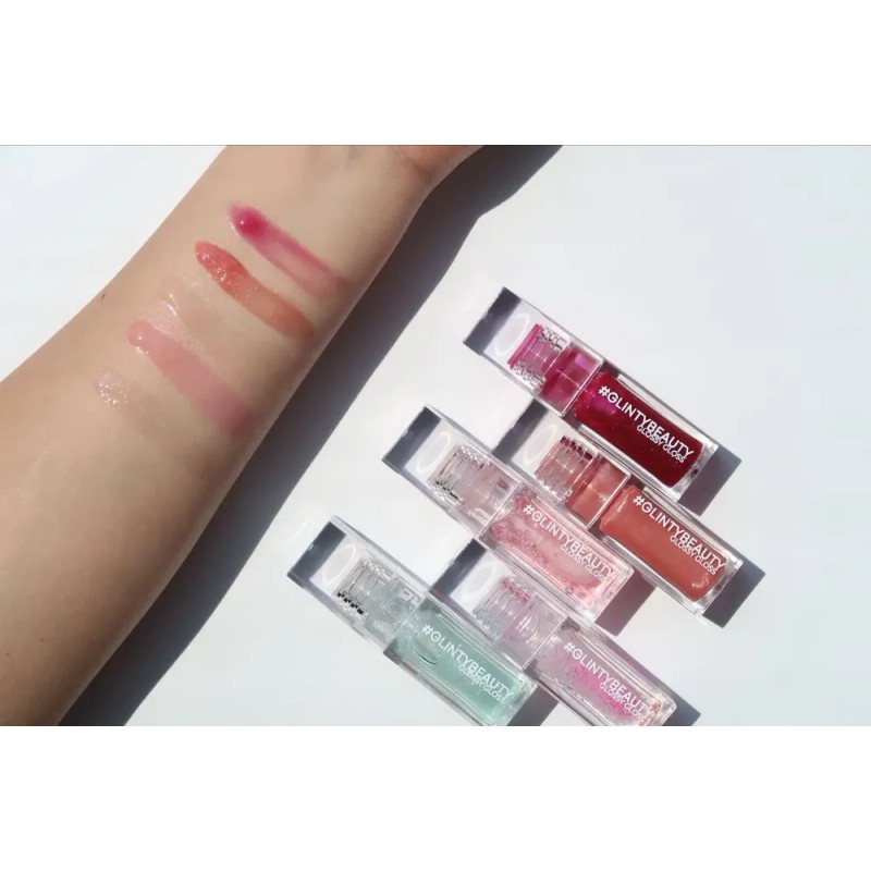 Set Glinty Lip Oil Gloss Hidratante Volumen Vegano Coreano