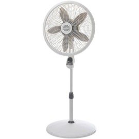 Lasko Lasko-18 Remote Control Elegance & Performance Pedestal, 3-Speed (1850) Household Fans, 26 x 21 x 6 inches, White