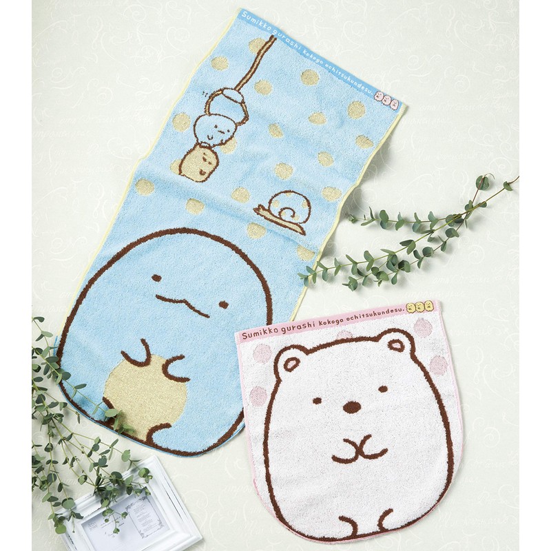 Marushin 6575009700 Face Towel, Sumikko Gurashi, 13.4 x 31.5 inches