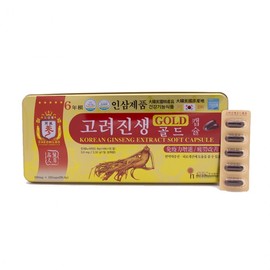 6-year-old Korean Ginseng Ginseng Gold Capsules 830g x 120 capsules / 6년근 고려 인삼 진생 골드 캡슐 830g x 120캡슐