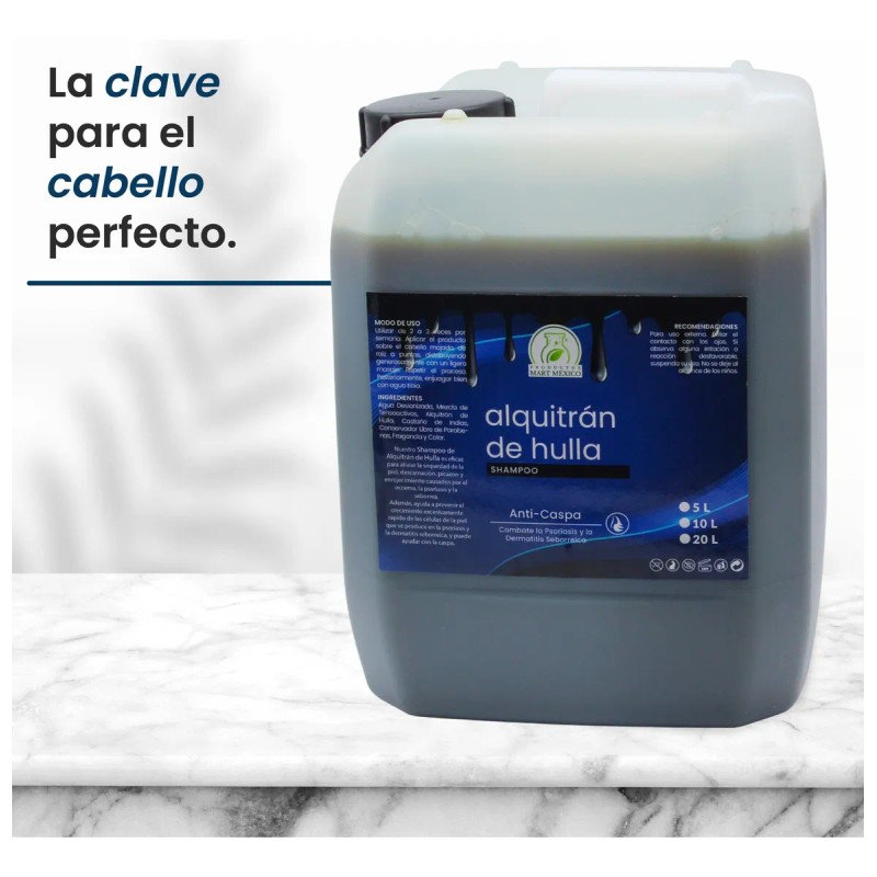 Shampoo Natural De Alquitrán 20 Litros