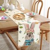 YCOLL Table Runner Easter Table Runner Spring Easter Decoration Modern