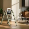 SOLADDER 2 Step Stool, Anti-Slip and Lightweight Foldable Step Ladder