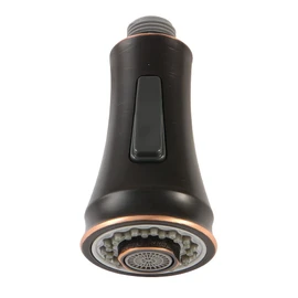 Kingston Brass Gourmetier KDH8816 Pull-Down Kitchen Faucet Sprayer, Naples Bronze