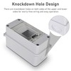 Surface-Mounted Fuse Box: Distribution Box Surface-Mounted, Fuse Box 3 Modules