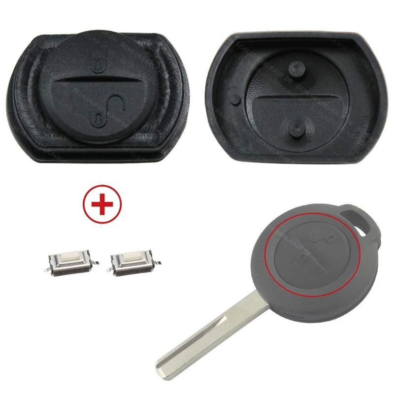 Compatible with Mitsubishi Colt & Smart Forfour 454 Key Rubber