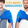 PhysioNatural - Contoured & Flexible Shoulder Pad with Elastic Straps