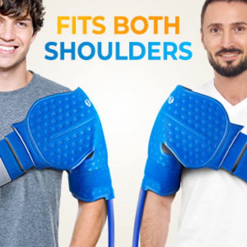 PhysioNatural - Contoured & Flexible Shoulder Pad with Elastic Straps