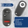 KeylessKing* Key Fob Remote for 2001-2007 Honda Civic Pilot 3-Button