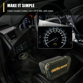 OBDResource Auto Car Code Clearer Clear Turn-Off Check Engine Light OBD2 Erase Error Code