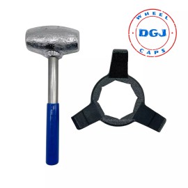 N/A 4.5 lbs Blue Dip USA Made Lead Hammer and 8 Sided Hex Wrench Tool Set