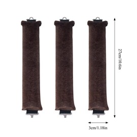 Heatless Curling Rod 3 Pieces, Curling Rods Flexi Rods for Hair Suitable for All Hair Types Overnight Blowout Rods Made of Soft Material for More Comfortable Sleep No Heating Required