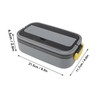 304 Stainless Steel Bento Box Adult Lunch Box Single Layer