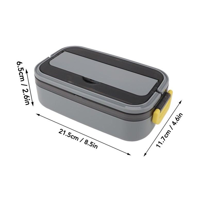 304 Stainless Steel Bento Box Adult Lunch Box Single Layer