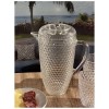 Diamond Cut 2.5 Quarts Unbreakable BPA Free Plastic Water Pitcher