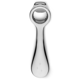 Midnight Open All-in-One Bottle and Can Opener, Ergonomic Design, Stainless Steel