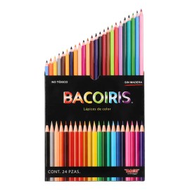 Baco Bacoiris Lápices de Colores Punta 3.3mm 24 Colores