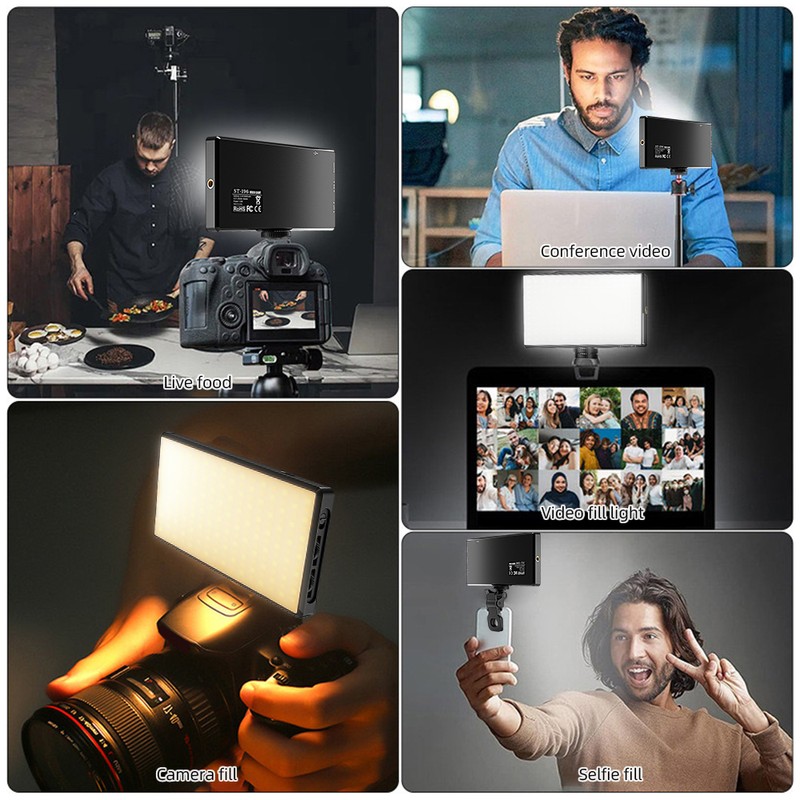 12W Pocket Led Light Mini Video Lamp Photography Light 2500K-9000K