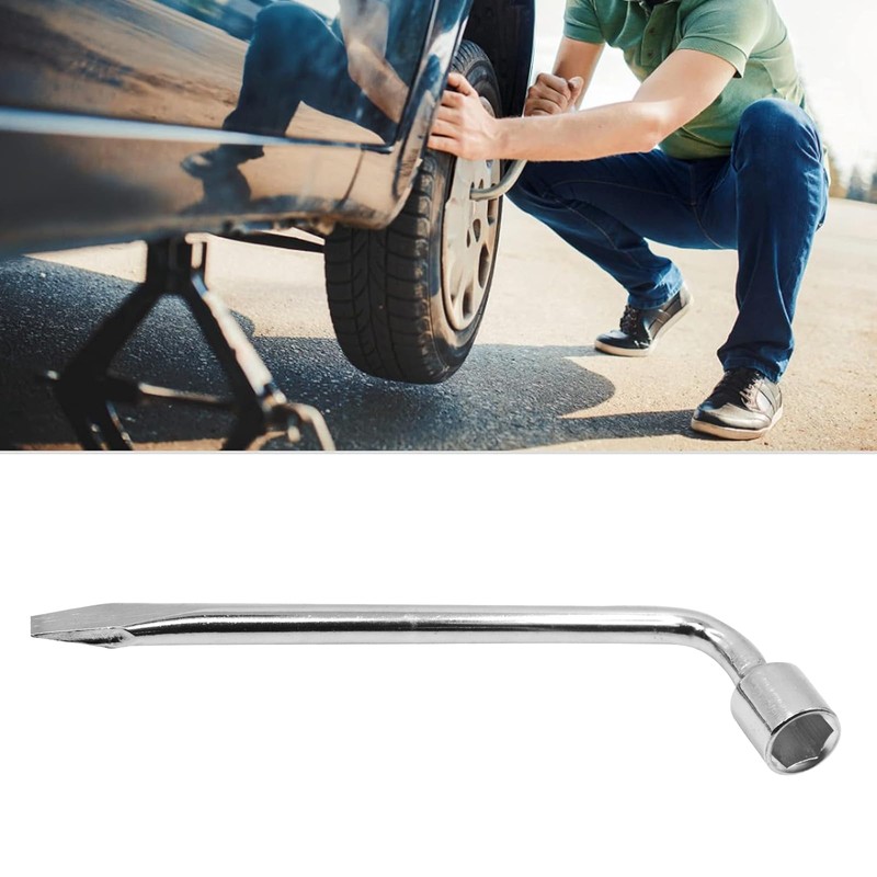 YXQ Car Spare Tire Lug Wrench for Jack 21mm/0.83" L