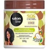 Salon Line - Linha SOS Cachos (Oleo de Coco) - Mascara de Hidratacao Intensa 500 Gr - (SOS Curls (Coconut Oil) Collection - Deep Treatment Moisturizing Mask Net 17.63 Oz)