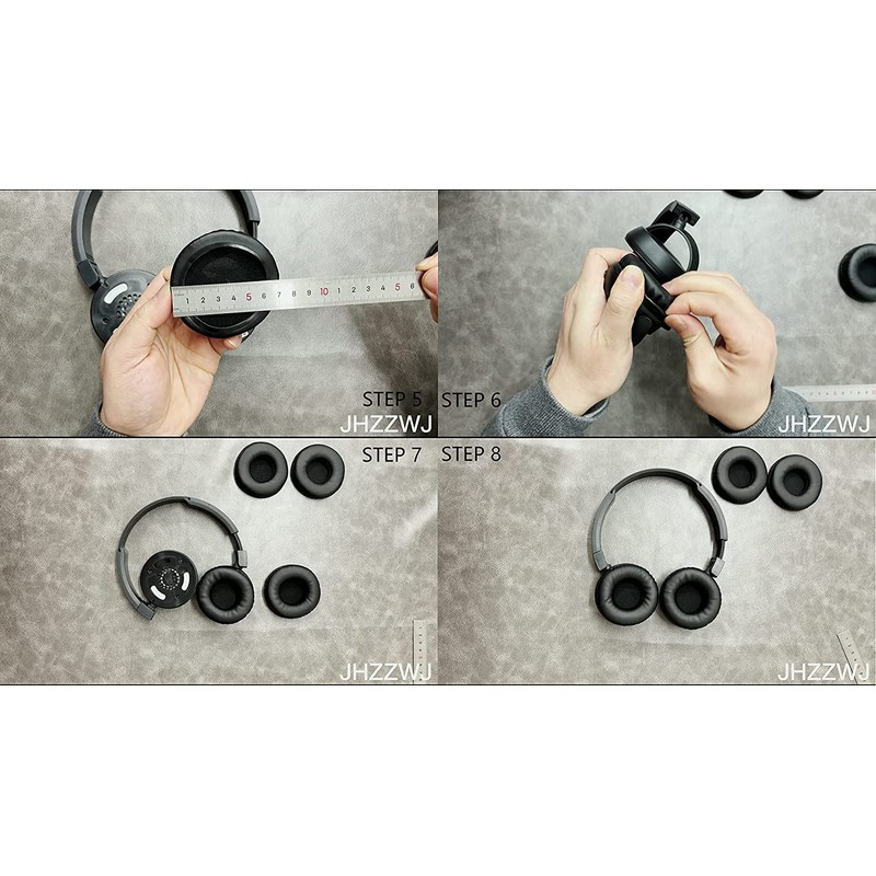 JHZZWJ Ersatz Ohrpolster für Durchmesser 105mm (10.5cm) 4.13inch (Runde), kompatibel