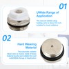 Pack of 5 Radiator Bleed Valve with 2 Bleed Keys,