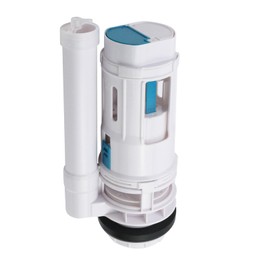 T Tulead Toilet Flush Valve Dual Flush Valve Toilet Repair Kit Toilet Tank Parts 210mm Height, for 60-75mm Drain Hole, 2-Piece Toilet