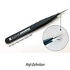 SILSTAR PROFESSIONAL PERFECTION POINT TWEEZER 16_BLACK, Tweezers w/Protective Pouch Surgical