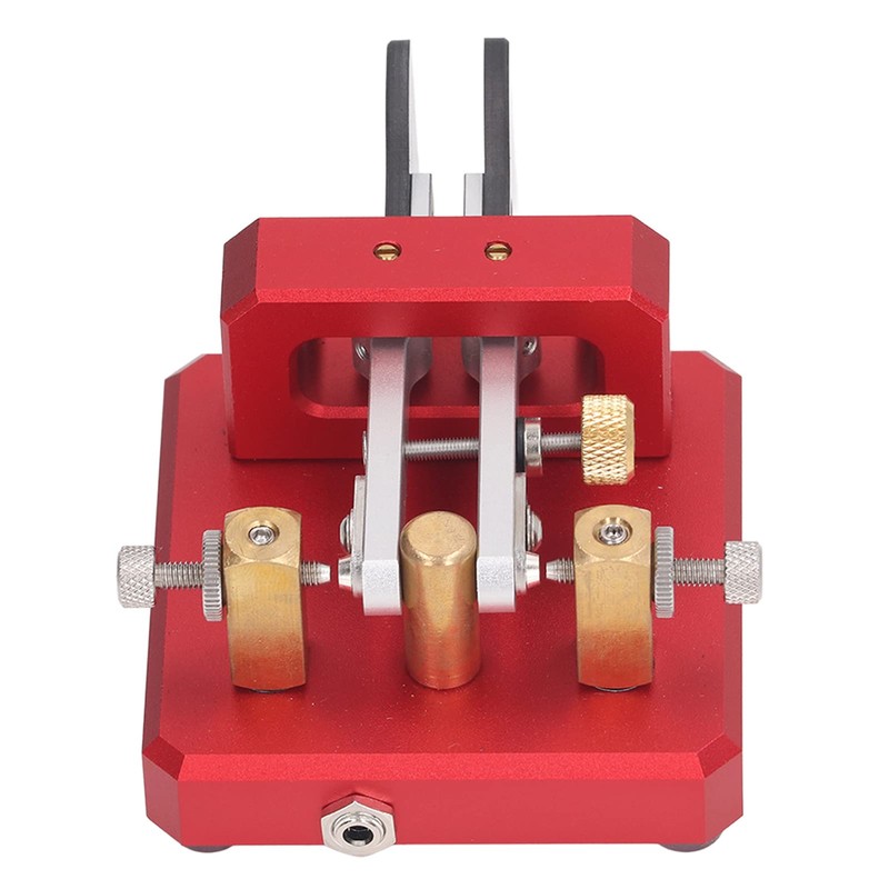 Morse Code Key Double Paddle CW Telegraph with 3.5mm Interface