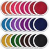 Jetec 24 Pack 7 Inch Large Washable Ink Pad Set,