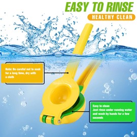 wilbest® Lemon Squeezer Manual, Heavy Duty, 2-In-1 Premium Quality Metal Lemon Orange Lime Citrus Hand Press Juicer, Safe Faster and Effective Fruits Juicing, Robust Design, Easy to Clean
