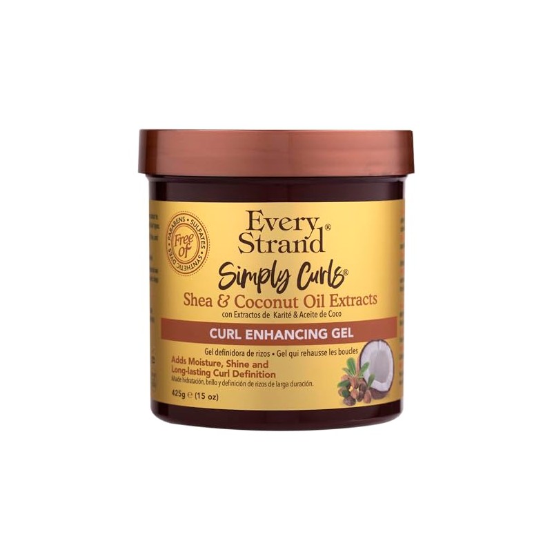 Every Strand Simply Curls Coco Oil/Shea Curl Creme, 15 Ounce