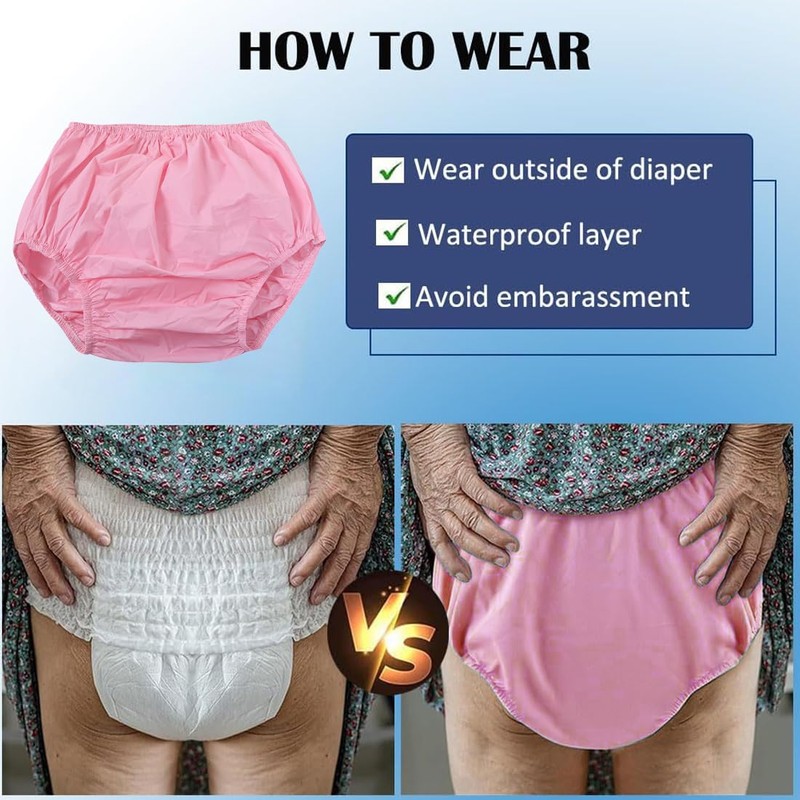 HQRKOTM 2 Stück Inkontinenz slip damen, waschbare Harninkontinenz-Slips für Frauen,