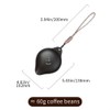 watchegt Eco-friendly Coffee Bean Dosing Tray, 50g Coffee Beans Capacity,