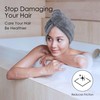 TENSTARS 5 Pack Thicken Microfiber Hair Towel Wrap for Women